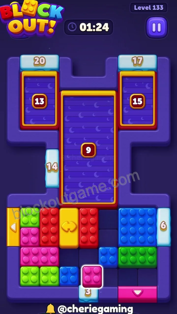 Block Out Level 133 step 6