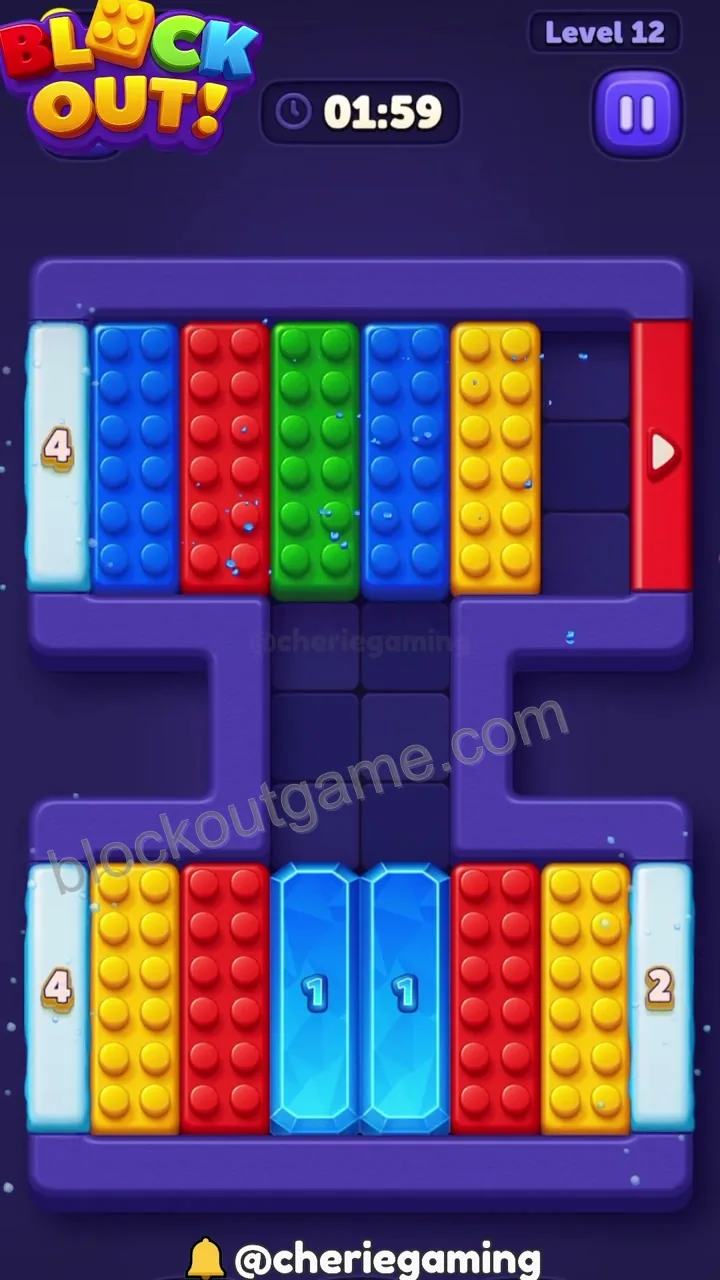 Block Out Level 12 step 2