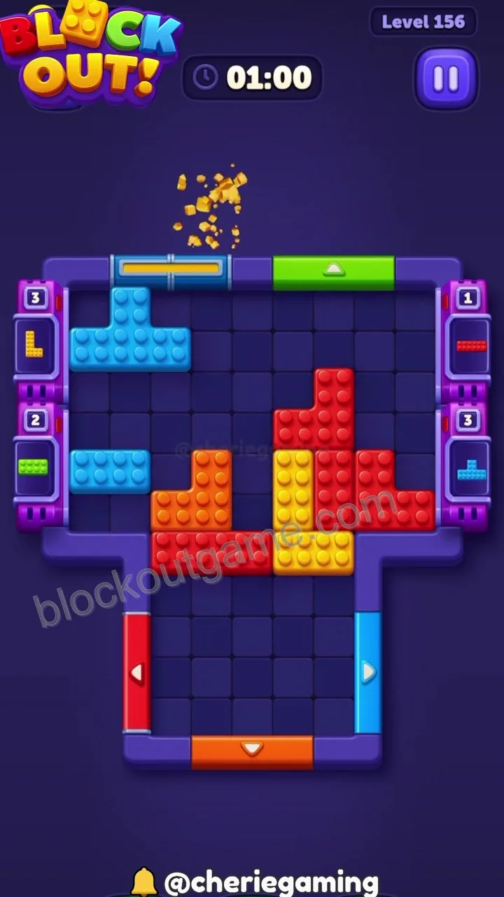 Block Out Level 156 step 4
