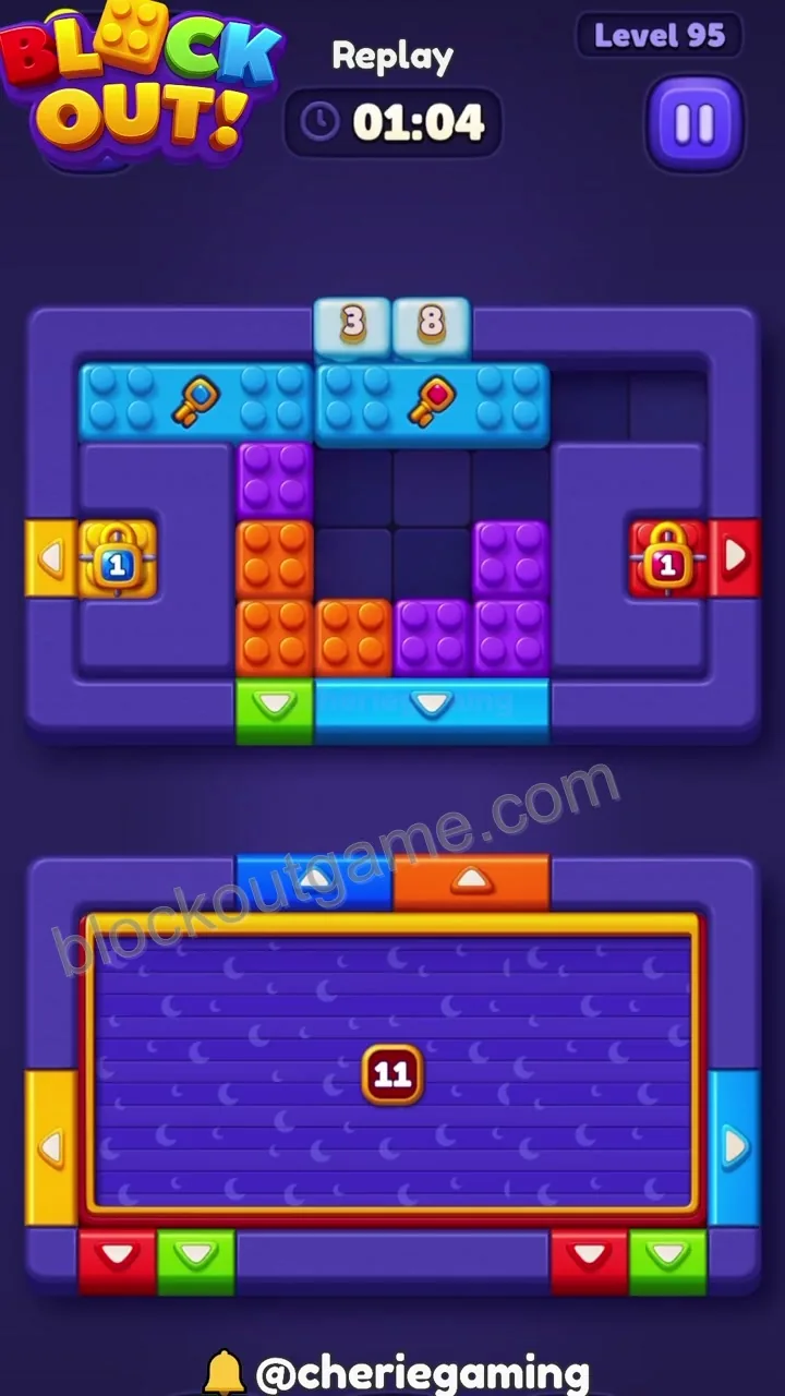 Block Out Level 95 step 7