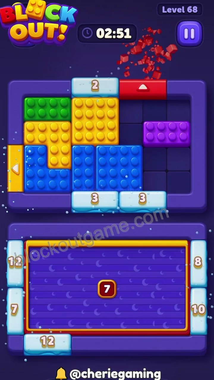 Block Out Level 68 step 5