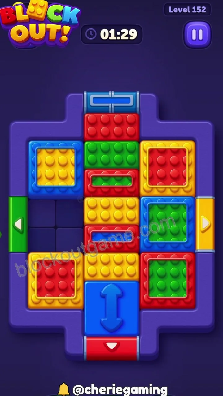 Block Out Level 152 step 2