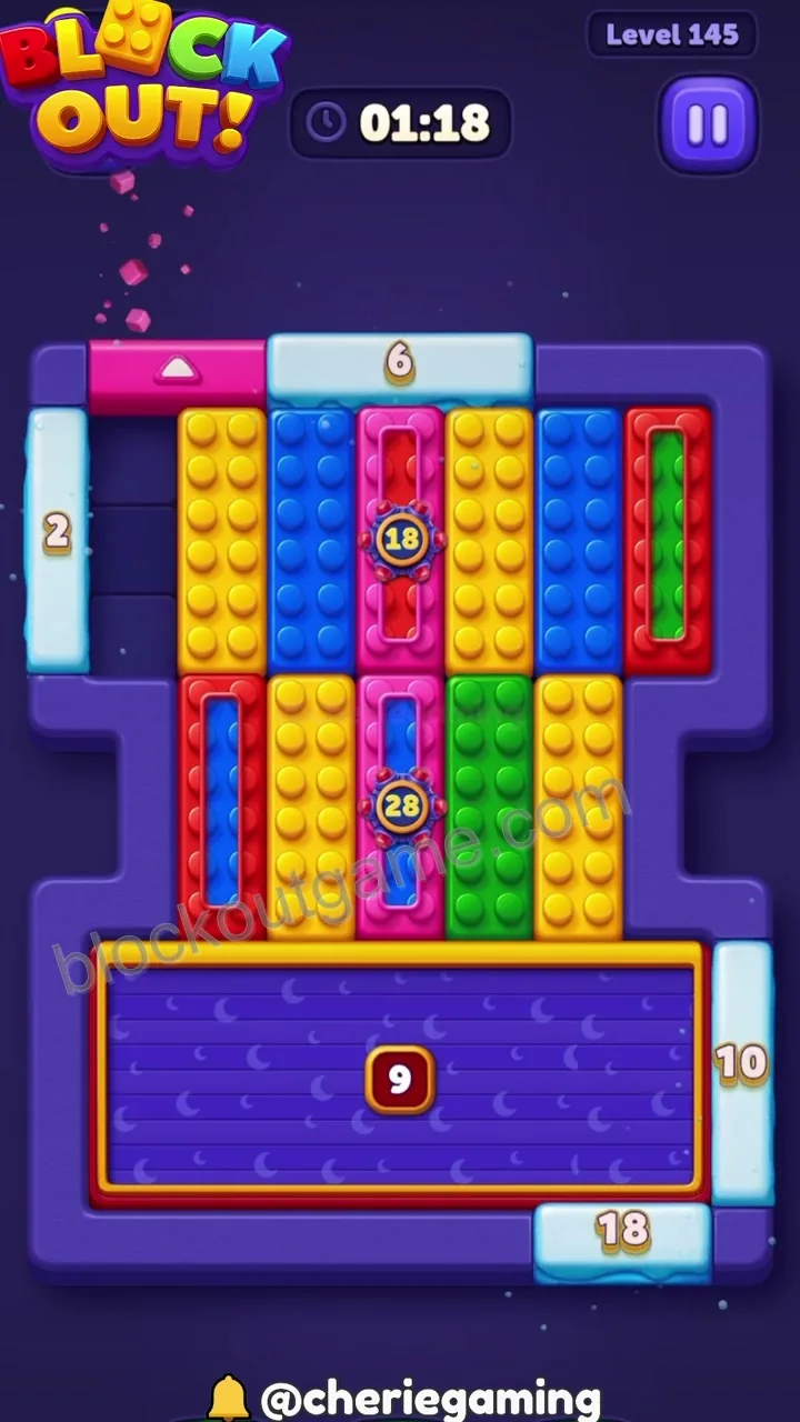 Block Out Level 145 step 2