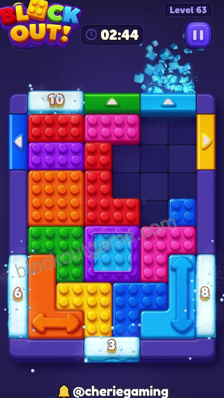 Block Out Level 63 step 4