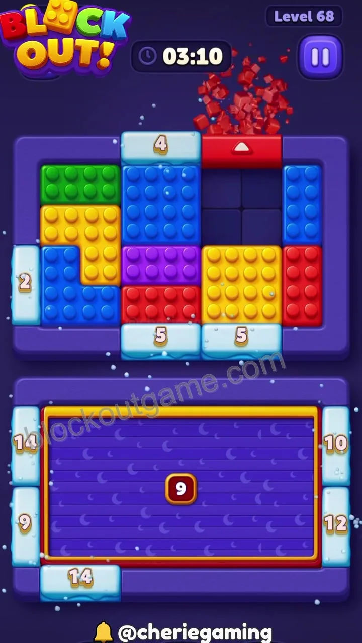 Block Out Level 68 step 2