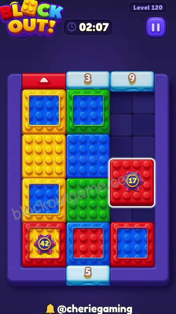 Block Out Level 120 step 4