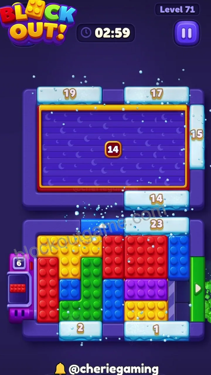 Block Out Level 71 step 2