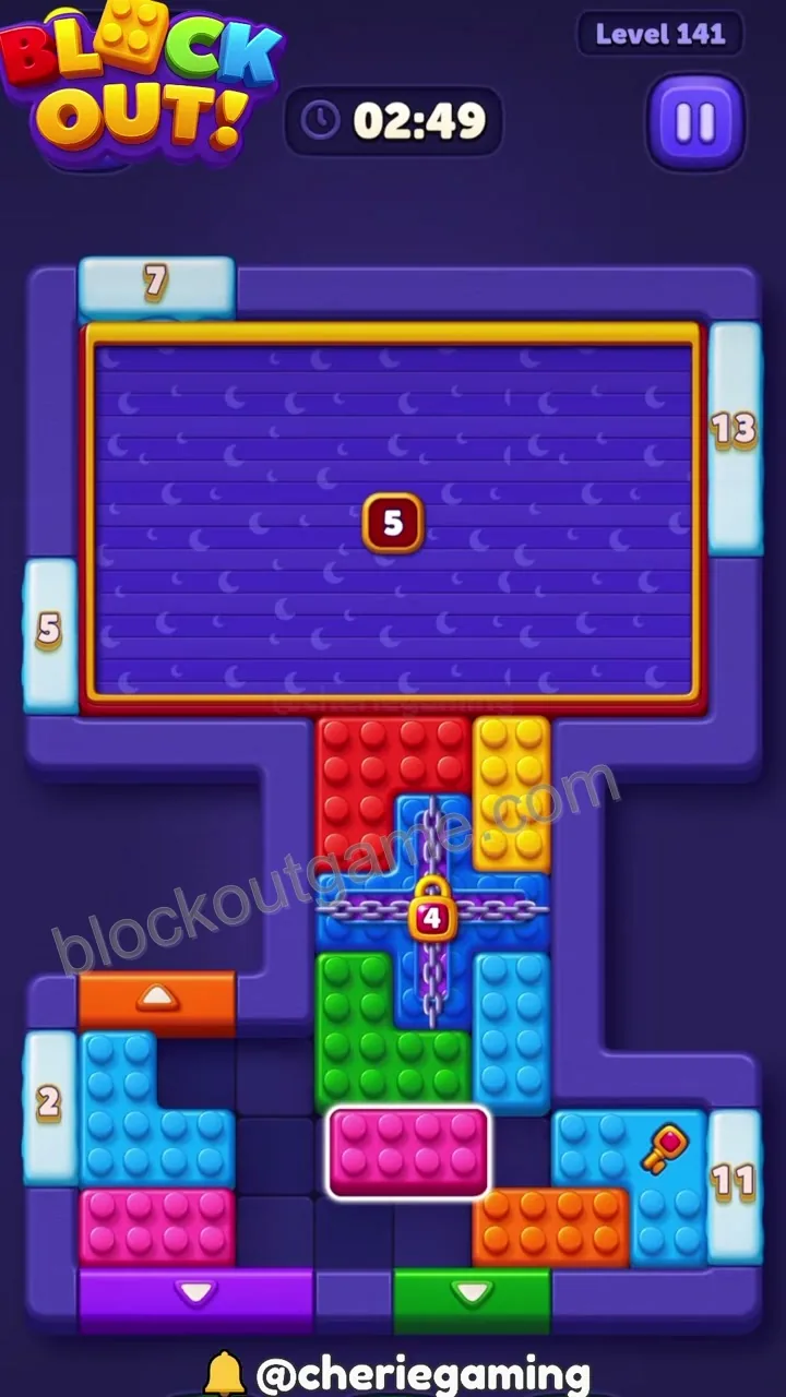 Block Out Level 141 step 4