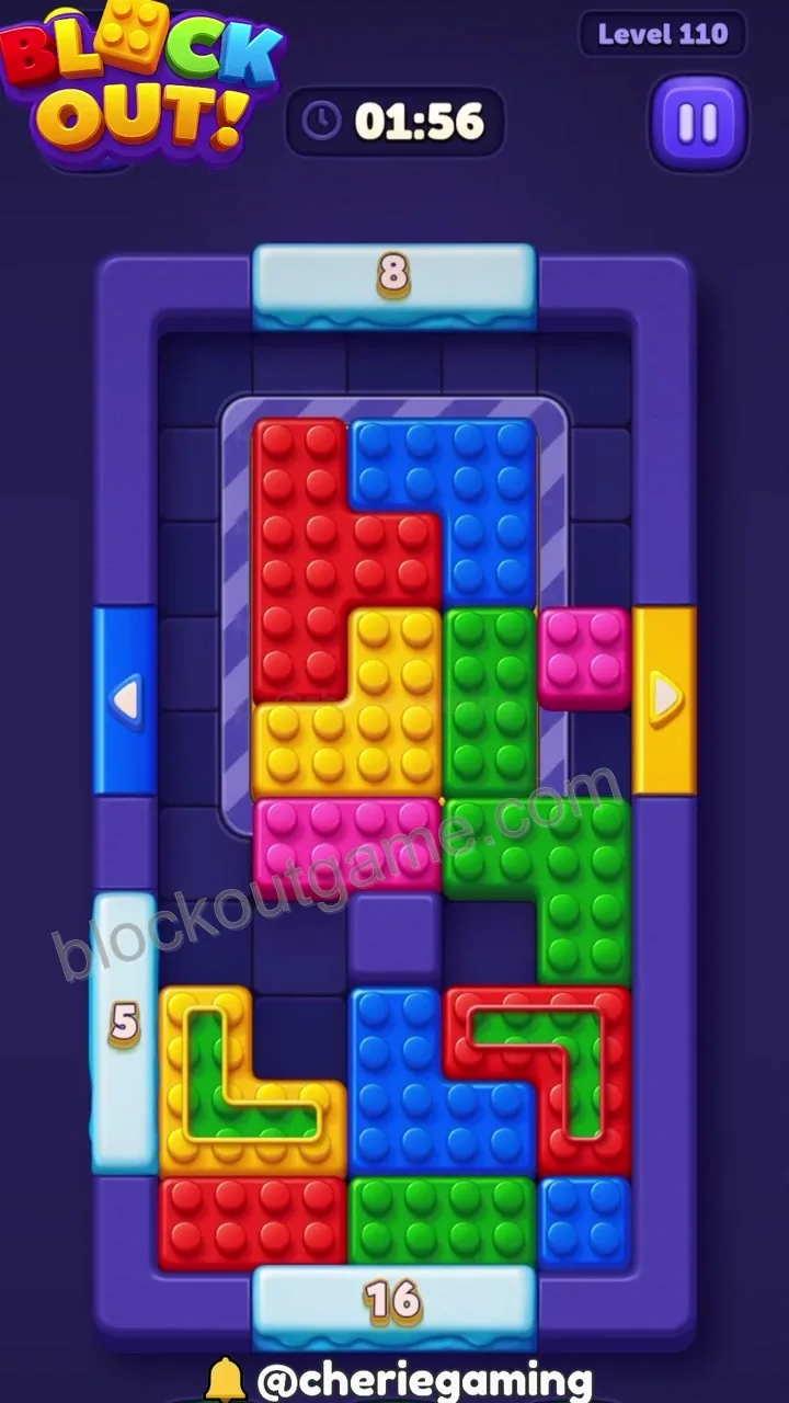 Block Out Level 110 step 5