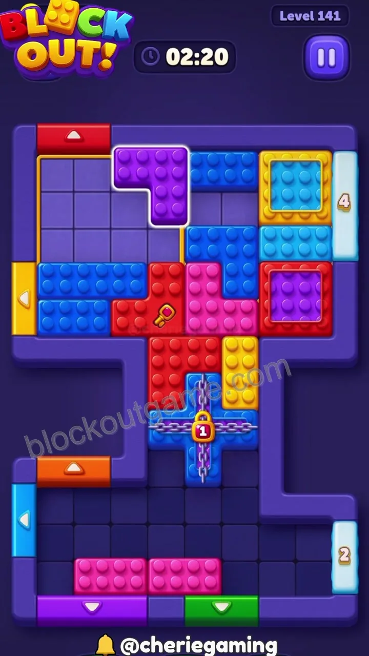 Block Out Level 141 step 7