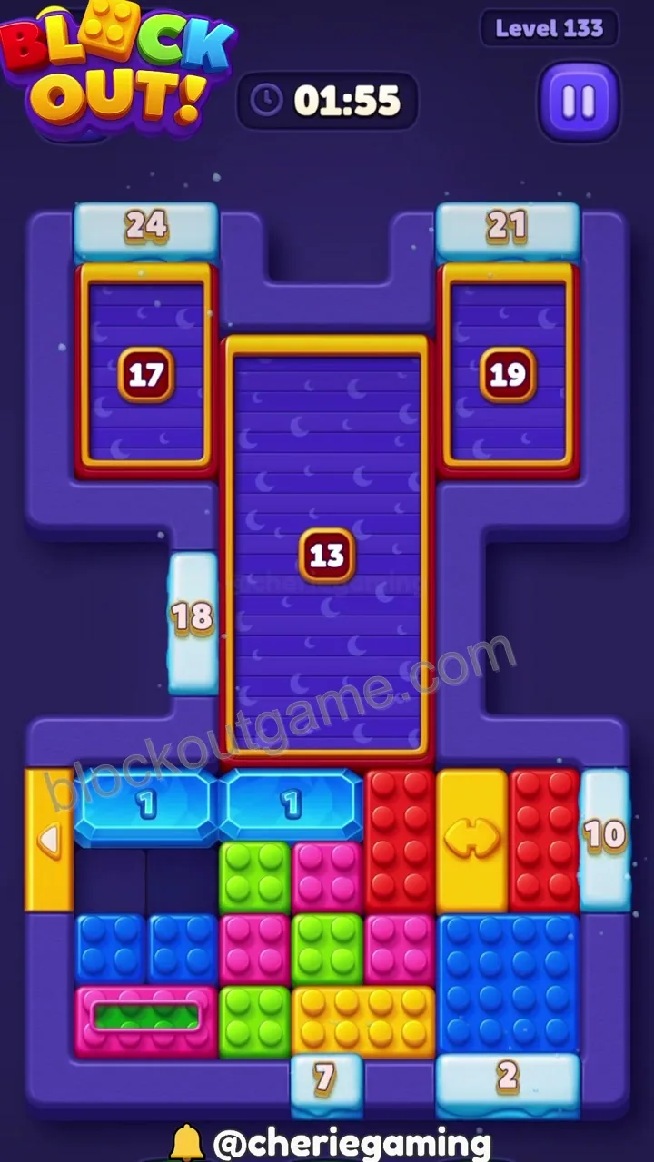 Block Out Level 133 step 2