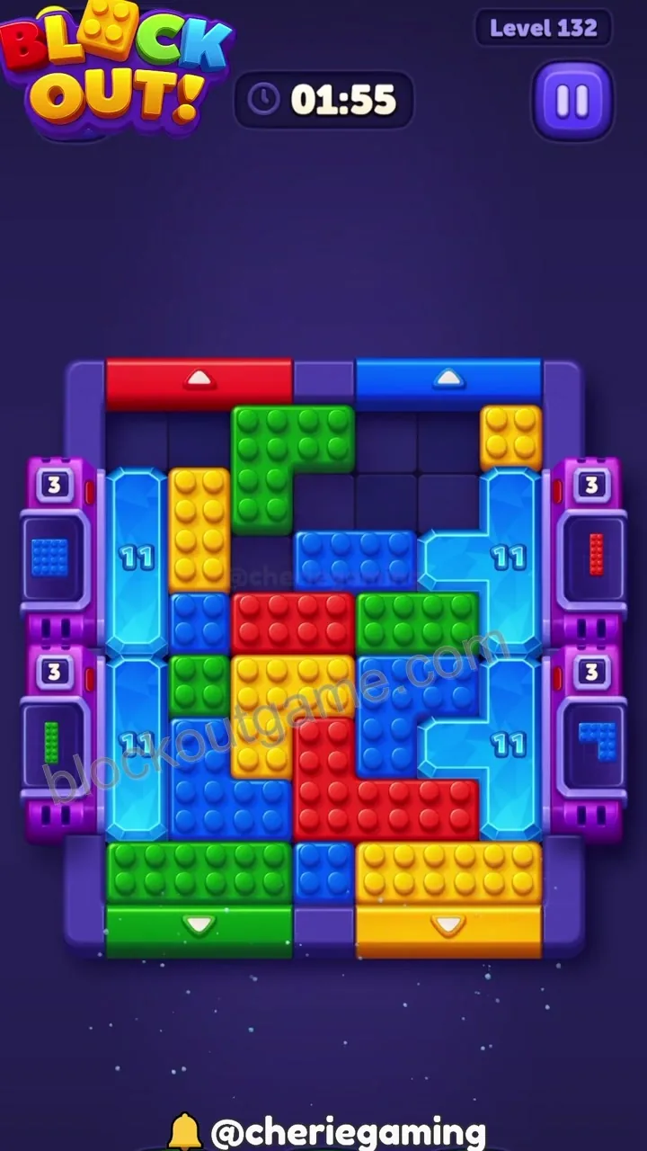 Block Out Level 132 step 4