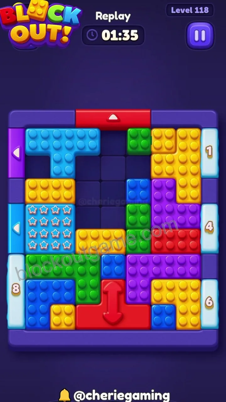 Block Out Level 118 step 7