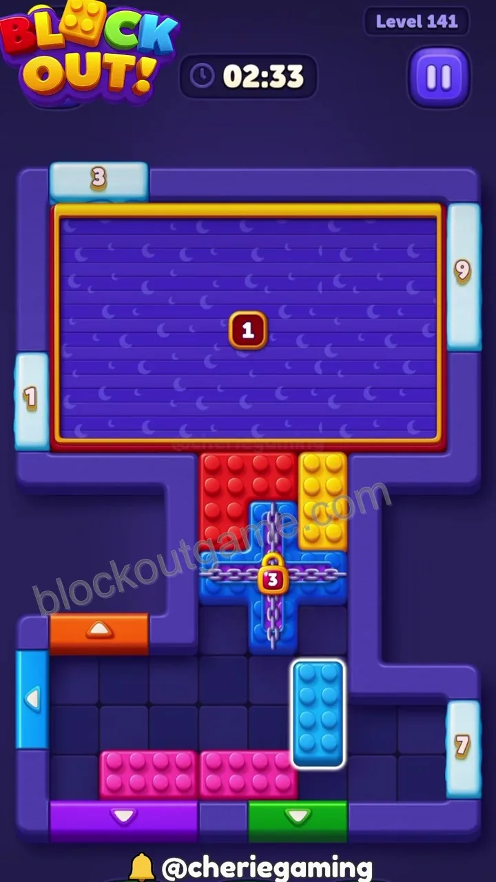 Block Out Level 141 step 6