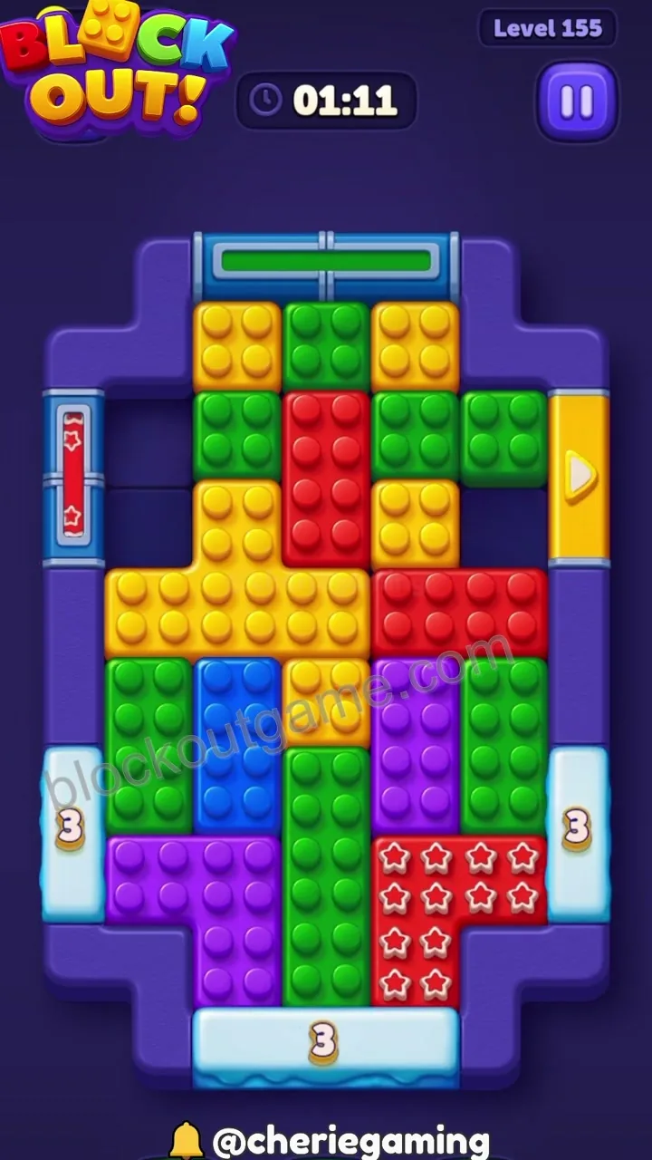 Block Out Level 155 step 3