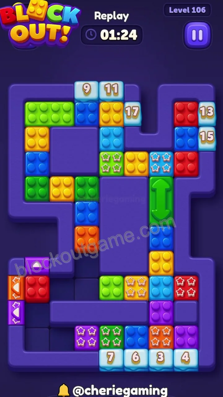 Block Out Level 106 step 7