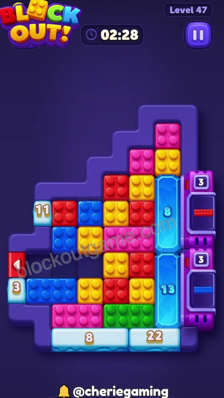 Block Out Level 47 step 2