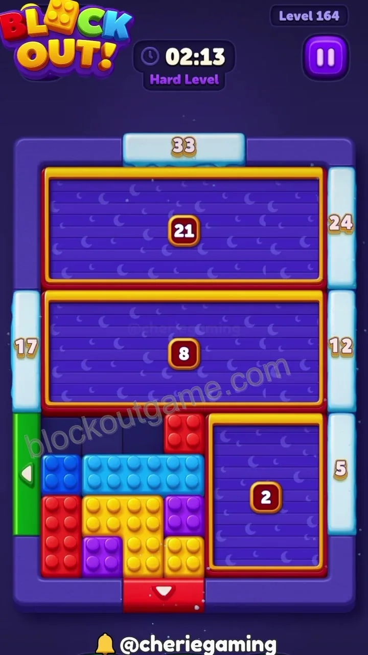 Block Out Level 164 step 2