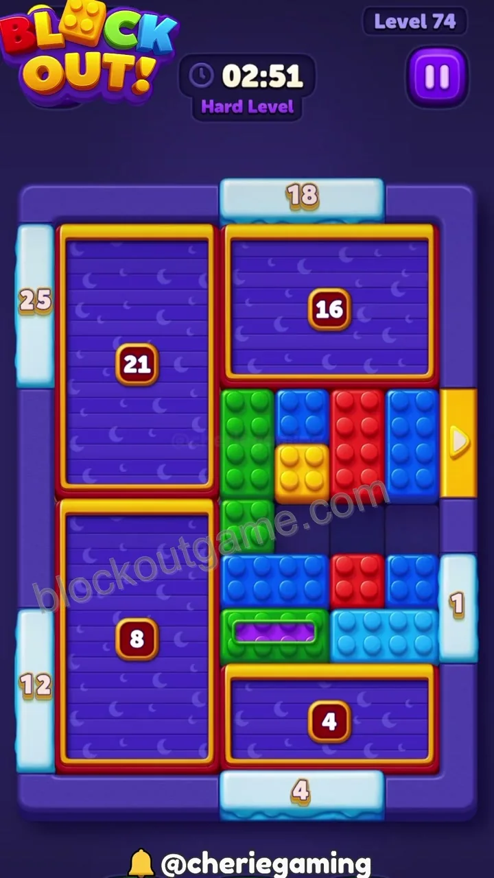 Block Out Level 74 step 3