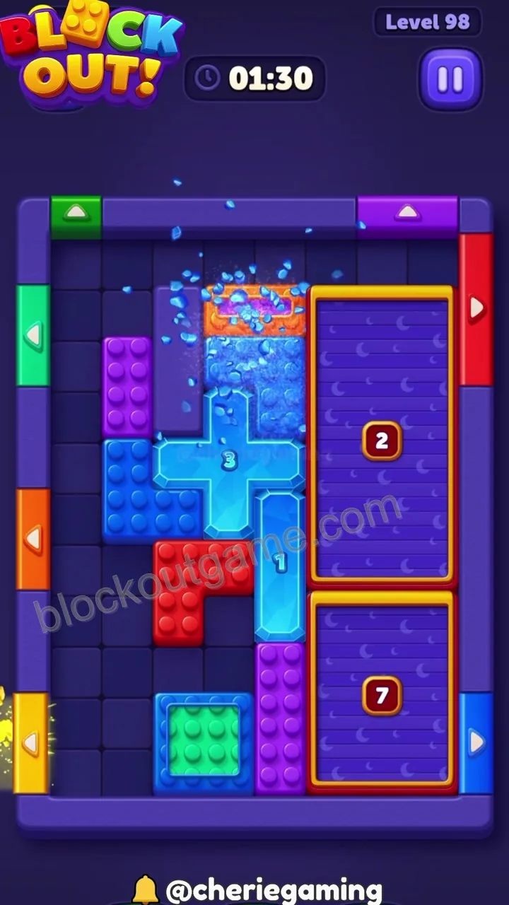 Block Out Level 98 step 5