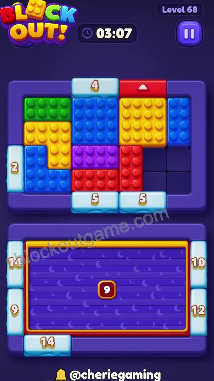 Block Out Level 68 step 3