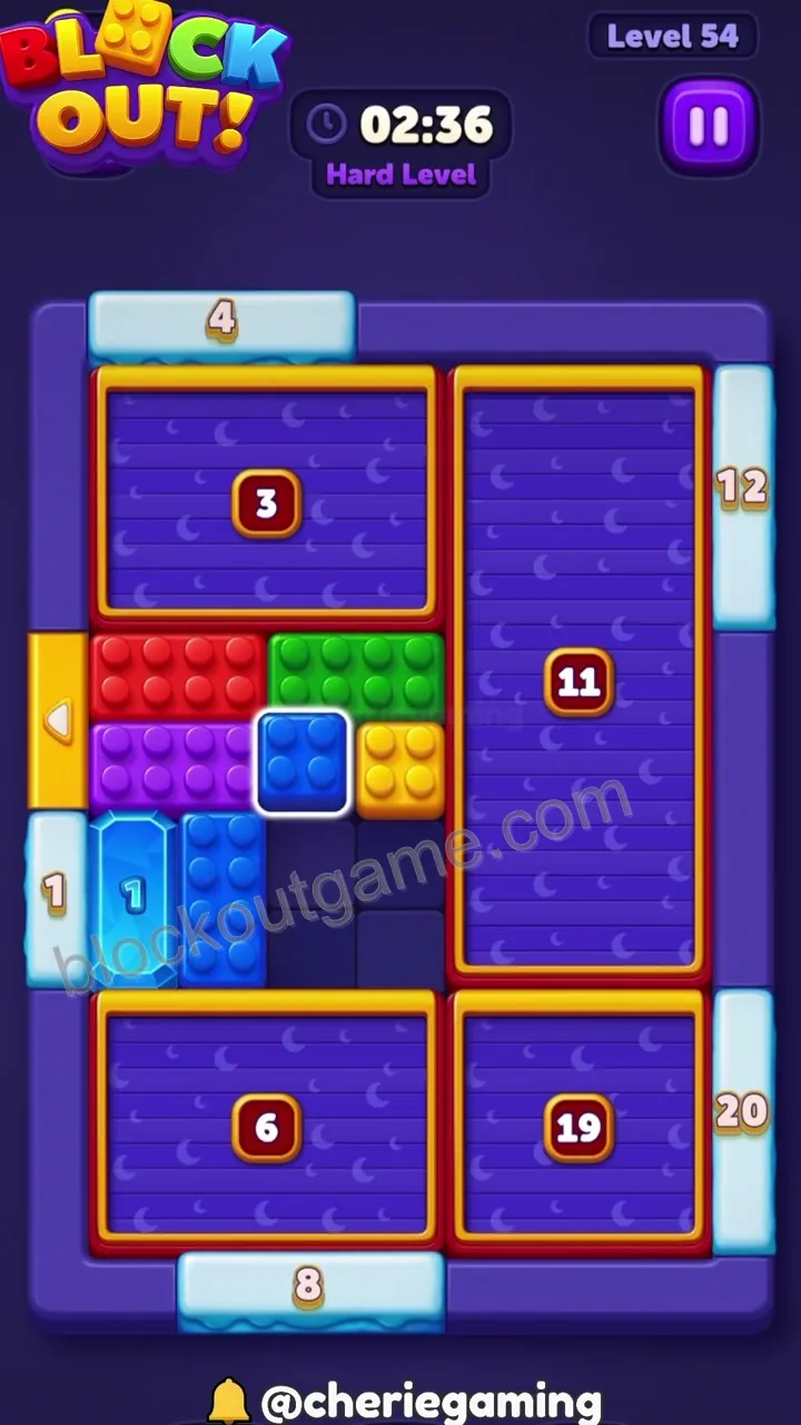 Block Out Level 54 step 3