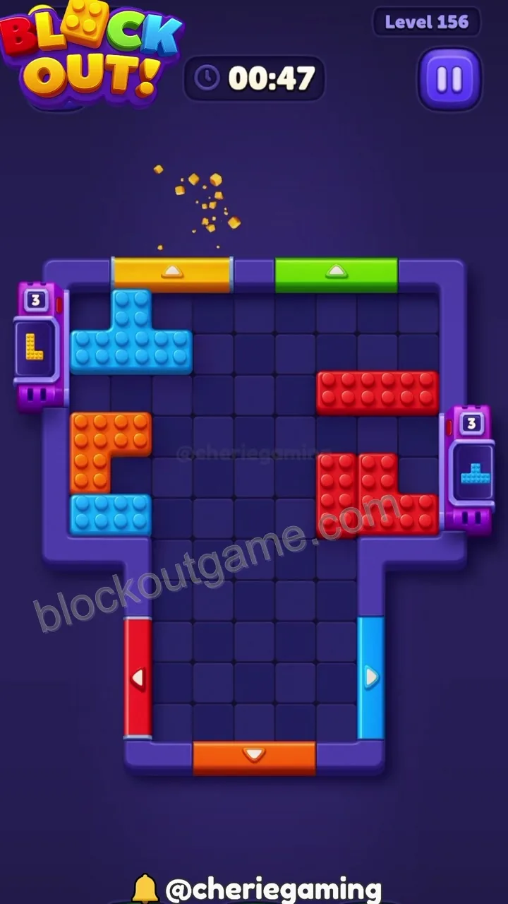 Block Out Level 156 step 6