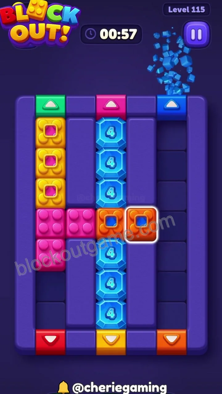 Block Out Level 115 step 6