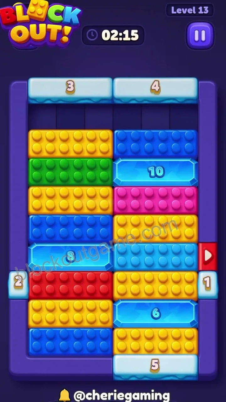 Block Out Level 13 walkthrough preview