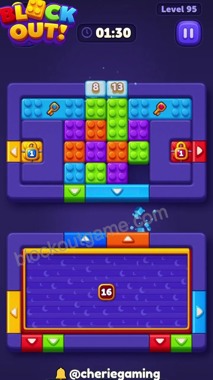 Block Out Level 95 step 2