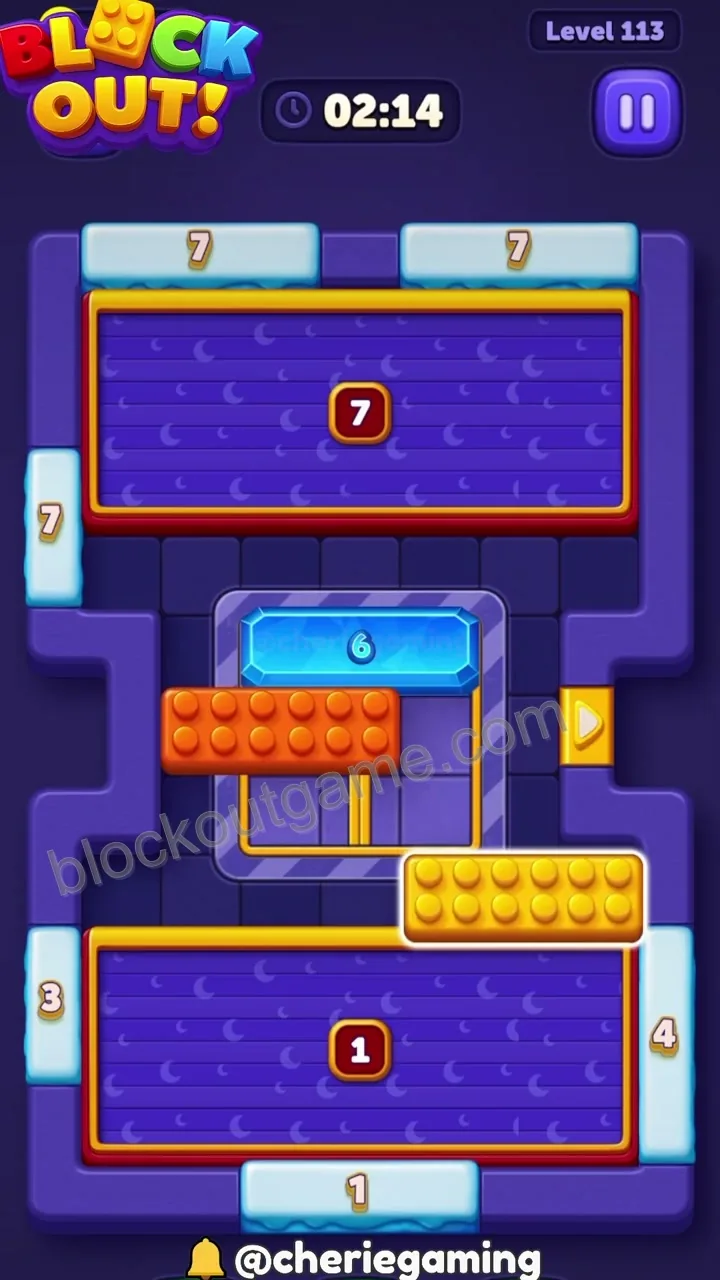 Block Out Level 113 step 2