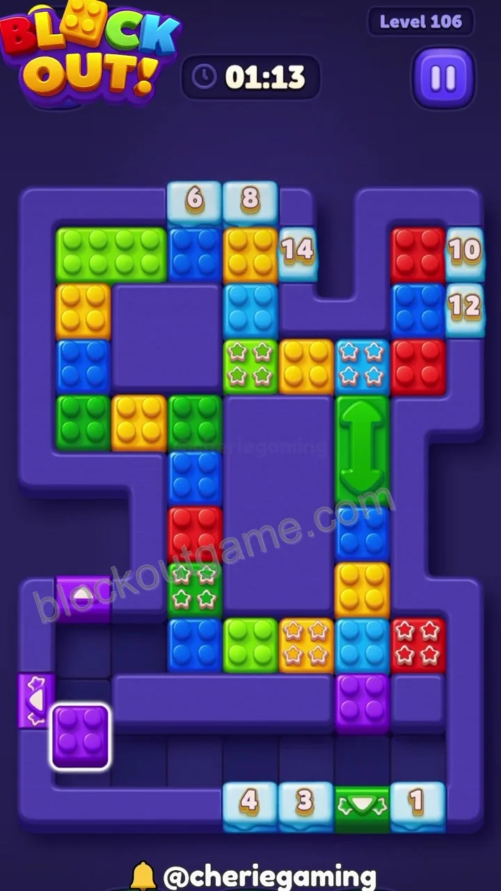 Block Out Level 106 step 4