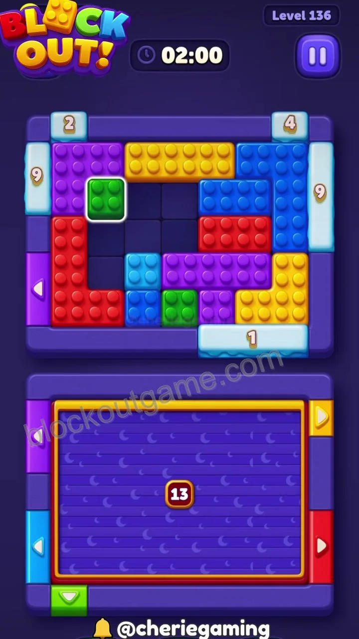 Block Out Level 136 step 5