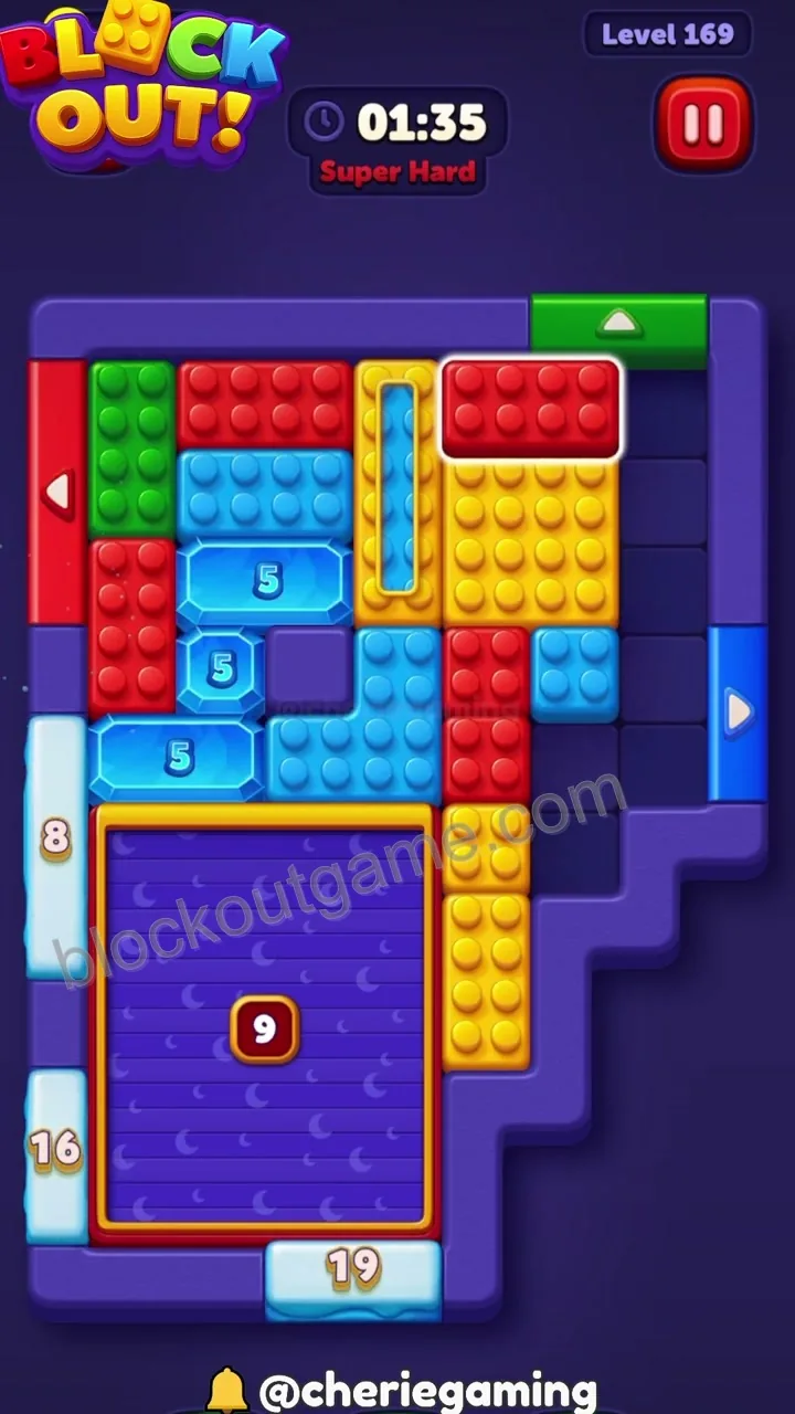 Block Out Level 169 step 6