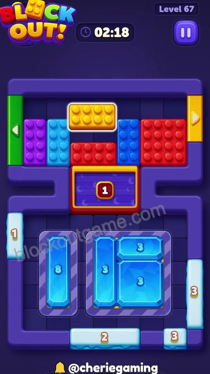 Block Out Level 67 step 3
