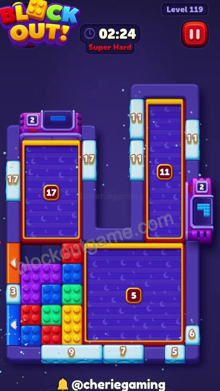 Block Out Level 119 step 2