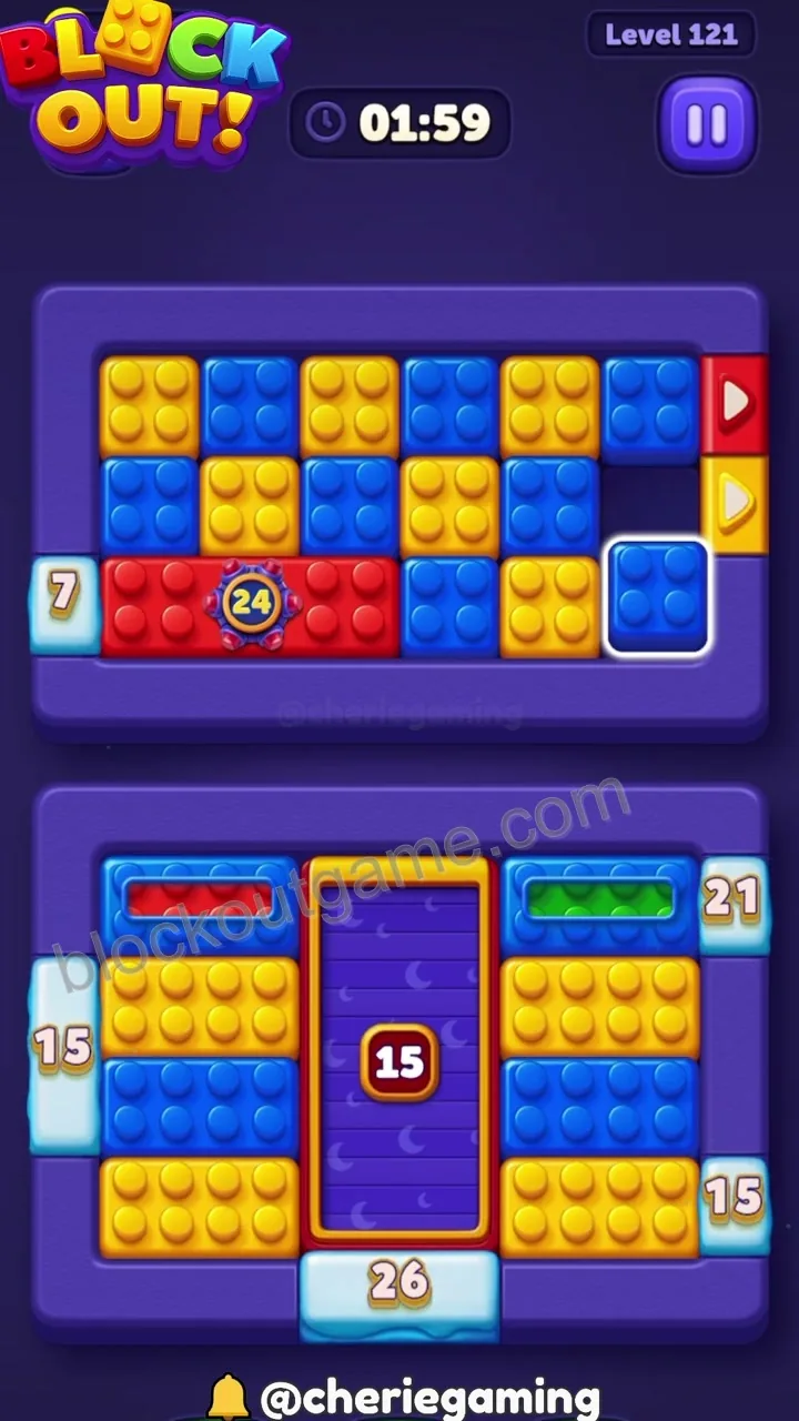 Block Out Level 121 step 2