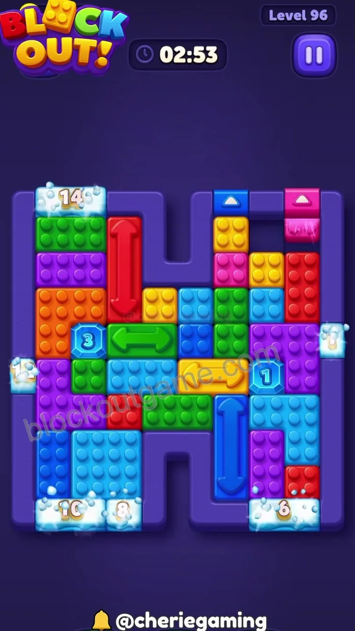Block Out Level 96 step 3