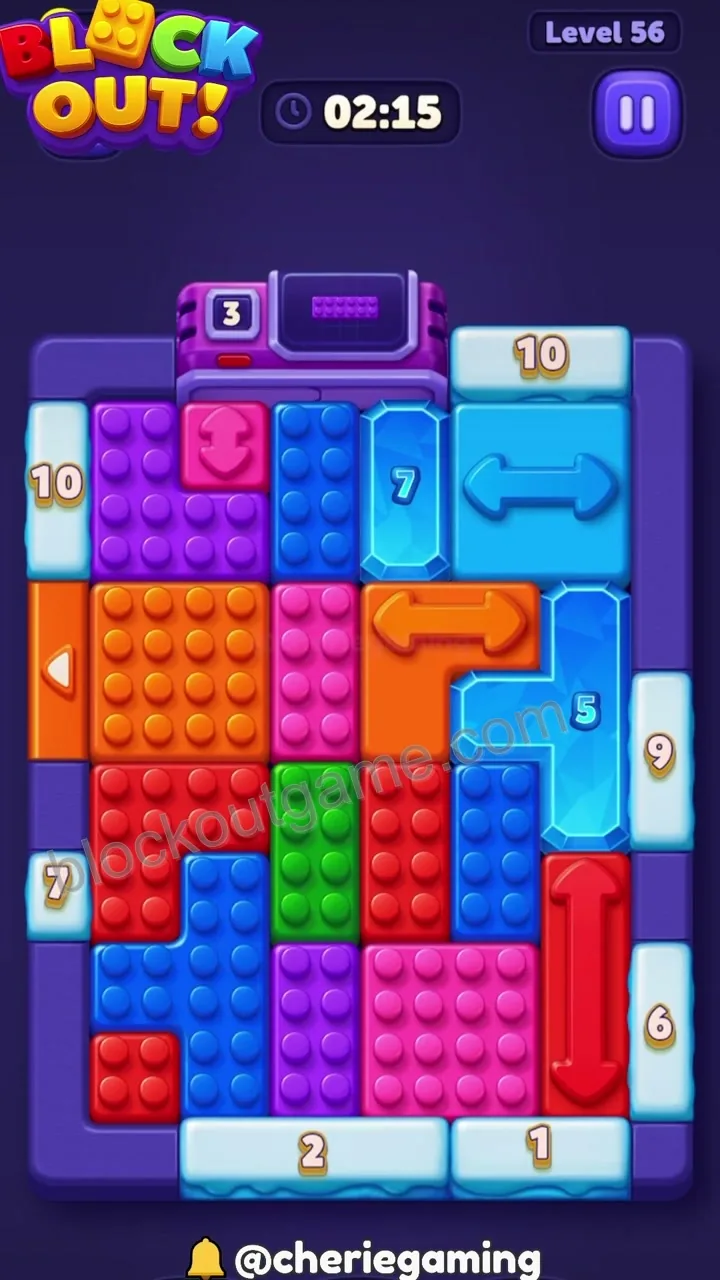 Block Out Level 56 step 1