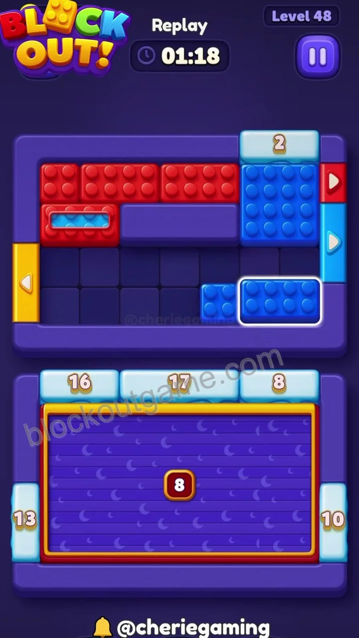 Block Out Level 48 step 7