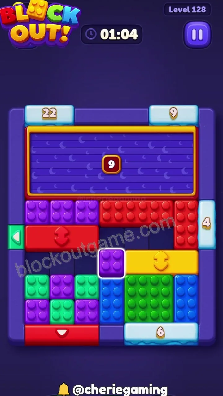 Block Out Level 128 step 4
