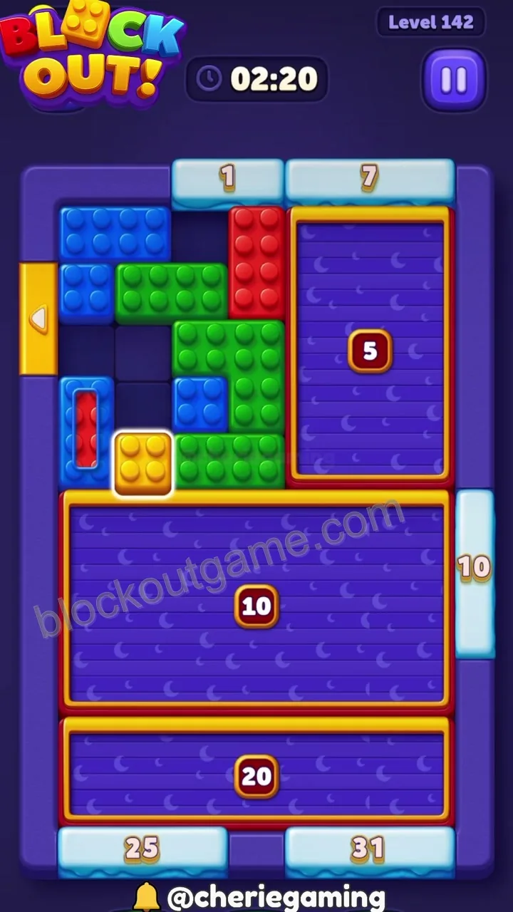 Block Out Level 142 step 3