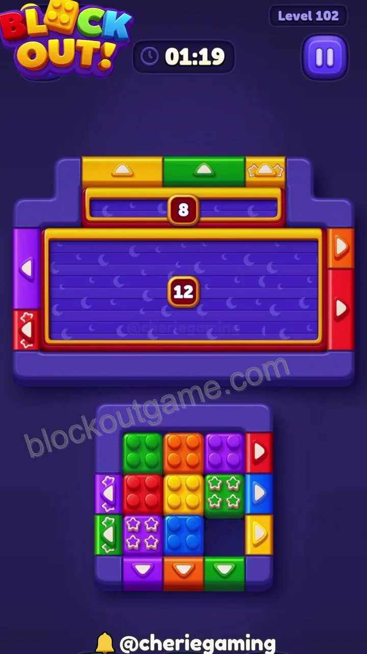Block Out Level 102 step 2