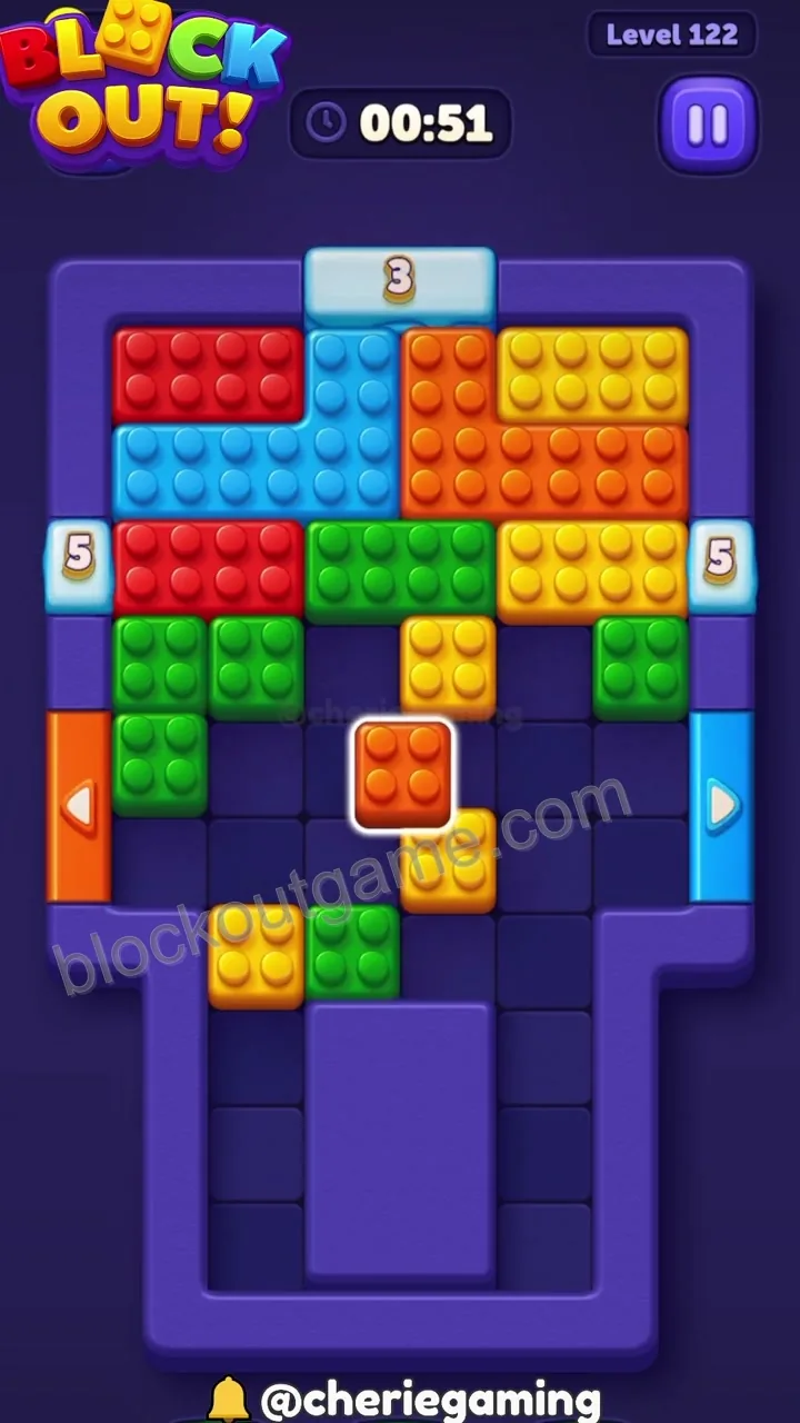 Block Out Level 122 step 6