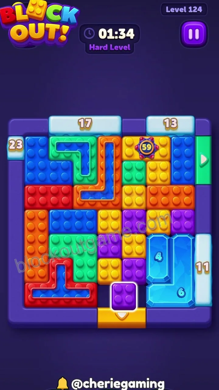 Block Out Level 124 step 2