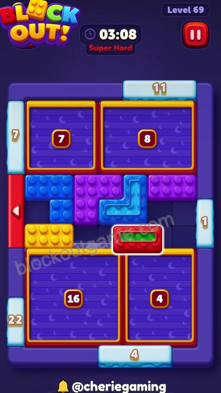 Block Out Level 69 step 3