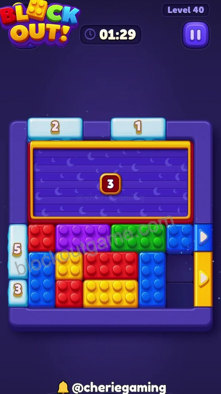 Block Out Level 40 step 2