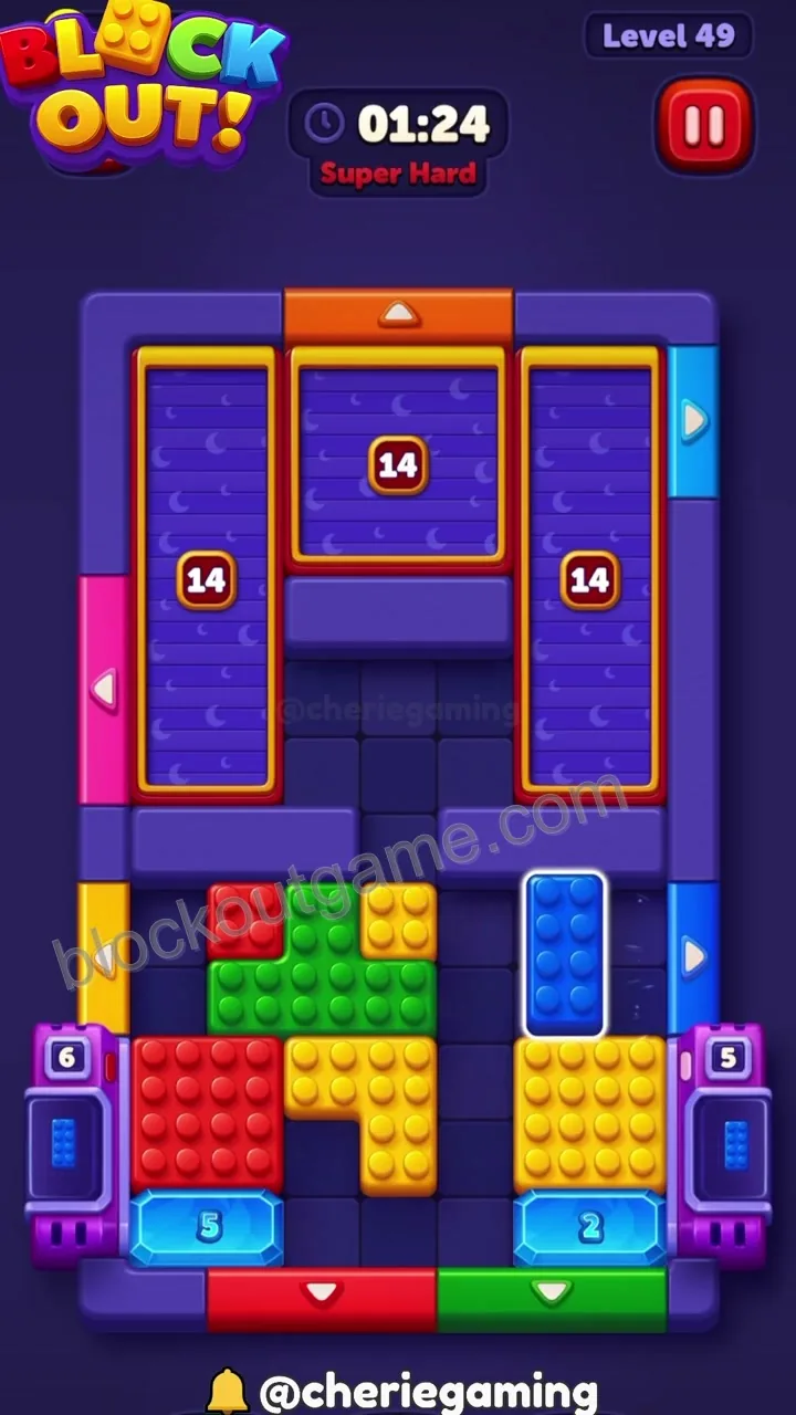 Block Out Level 49 step 3