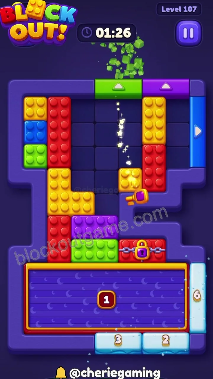 Block Out Level 107 step 6