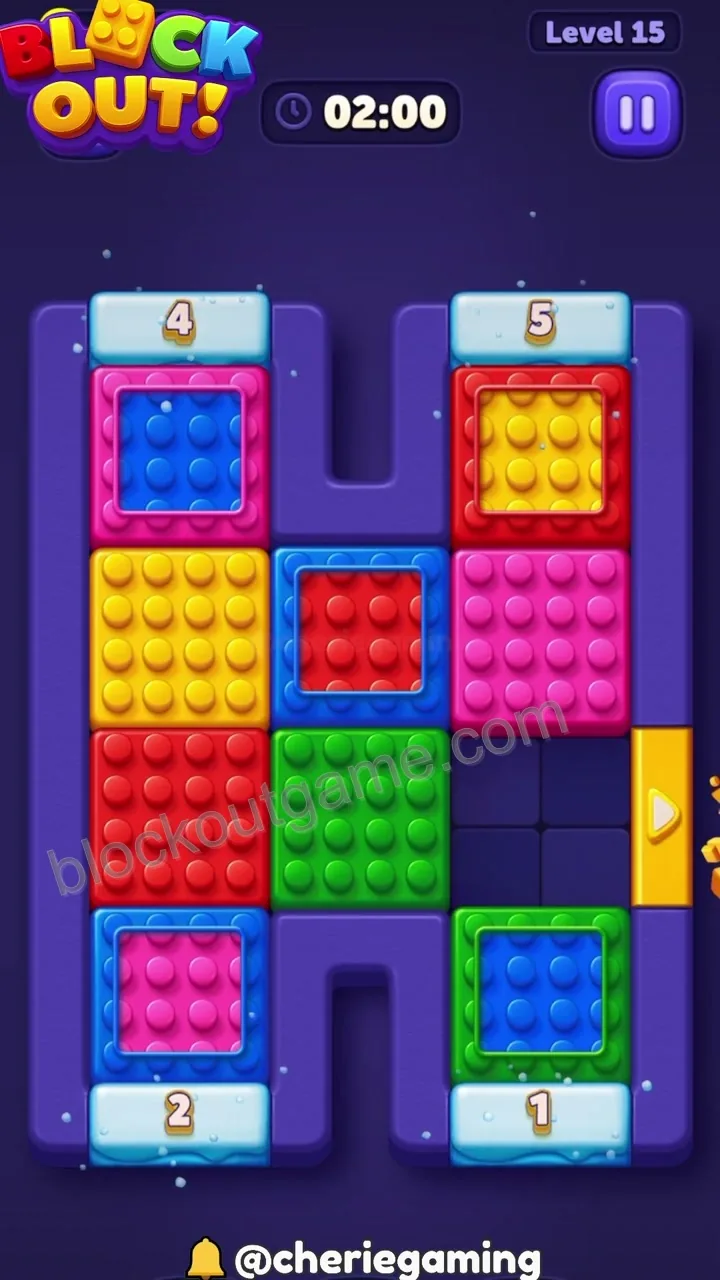 Block Out Level 15 step 2